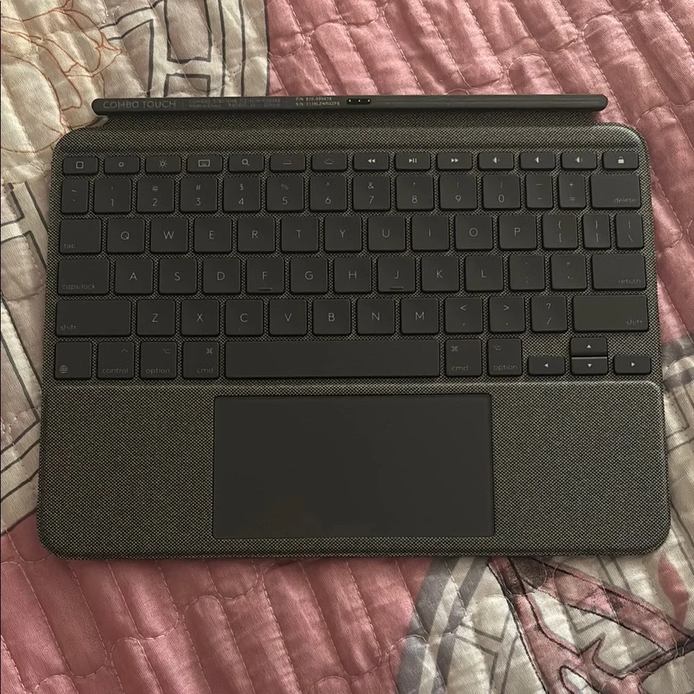 Logitech Black Tablet Keyboard Compact Design